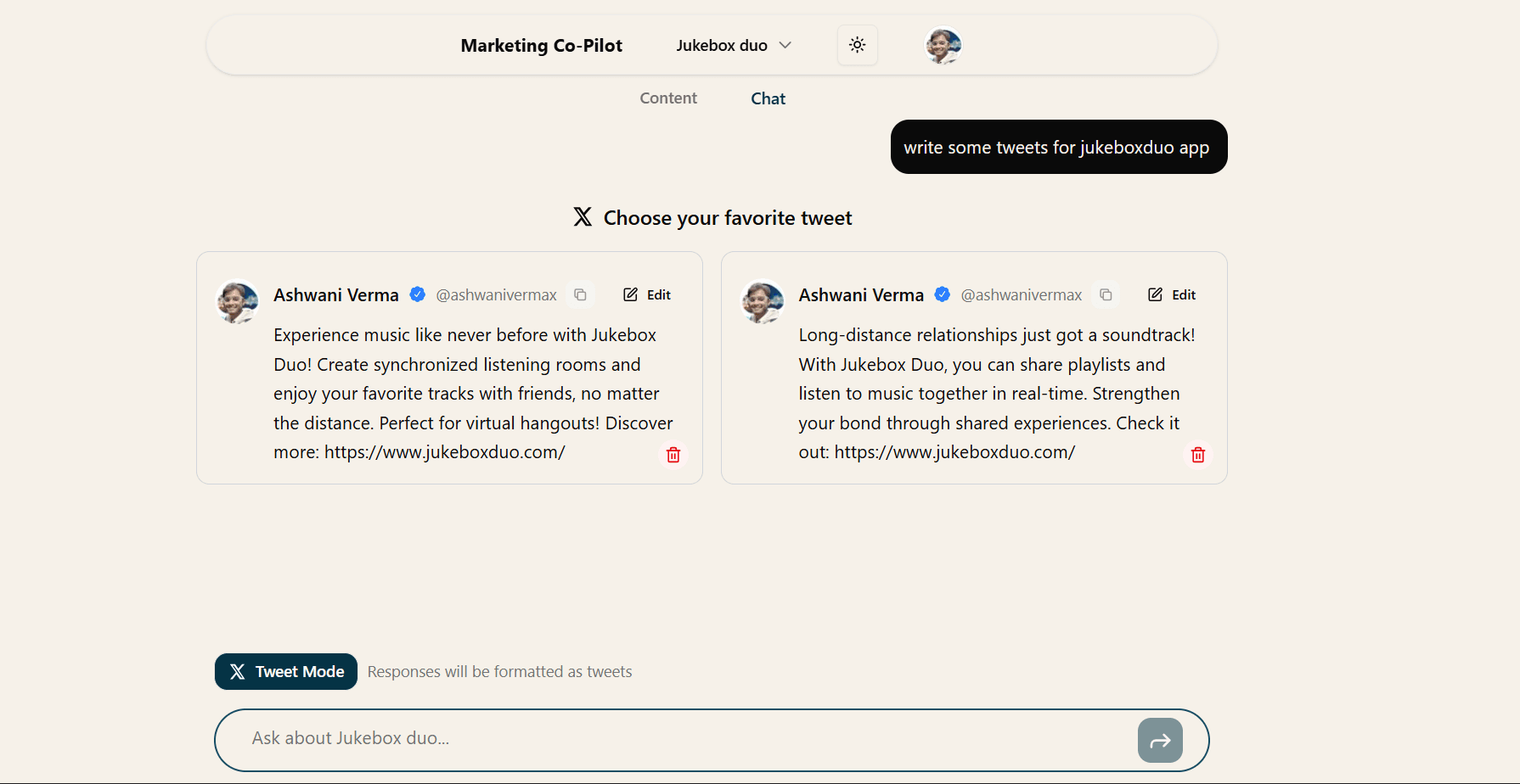 Indiegrowth Content Creation Dashboard